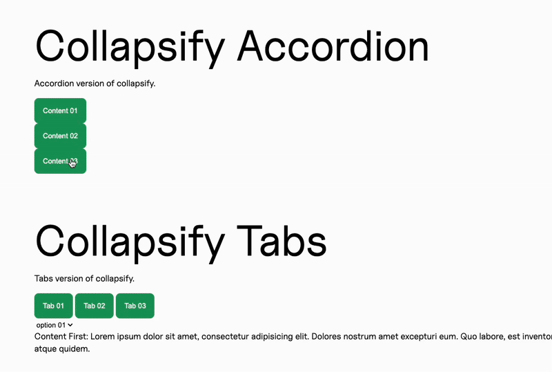 collapsify