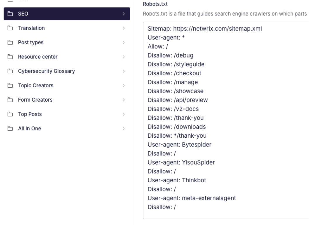 Sitemap