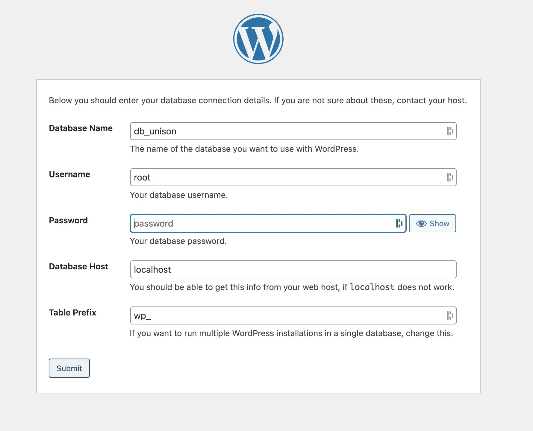 wp first steps