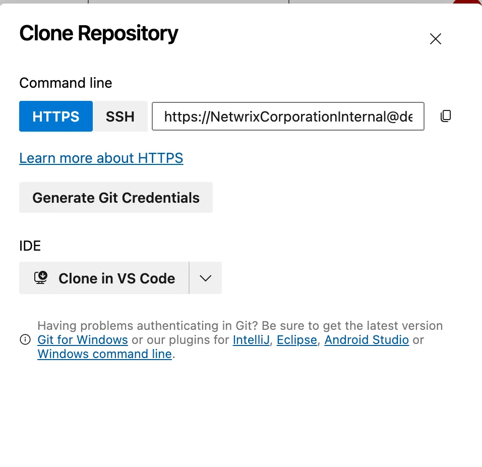 Clone Azure repo into GitHub